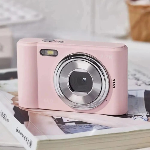 Planet Gates Silver Digital Camera Autofocus Camera for Kids Toys Camcorder with 8x Zoom Compact Cameras 1080P Cameras for Beginner Photography