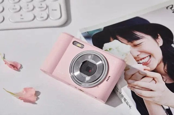 Planet Gates Silver Digital Camera Autofocus Camera for Kids Toys Camcorder with 8x Zoom Compact Cameras 1080P Cameras for Beginner Photography