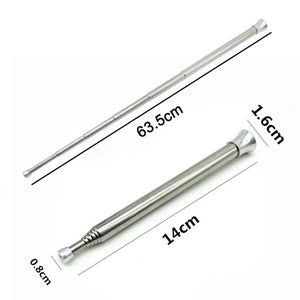 Planet Gates Silver Fire Blow Pipe Telescopic Camping Blow Fire Tube Blower Stainless Steel Pipe Campfire Tool for Outdoor Picnic BBQ Fireplace