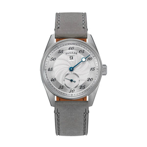 Planet Gates Silver grey Sugess Watch of Men Automatic Mechanical Wristwatches ST1721 Movement Luminous Simple Fashion Clock Waterproof Glass S451 New