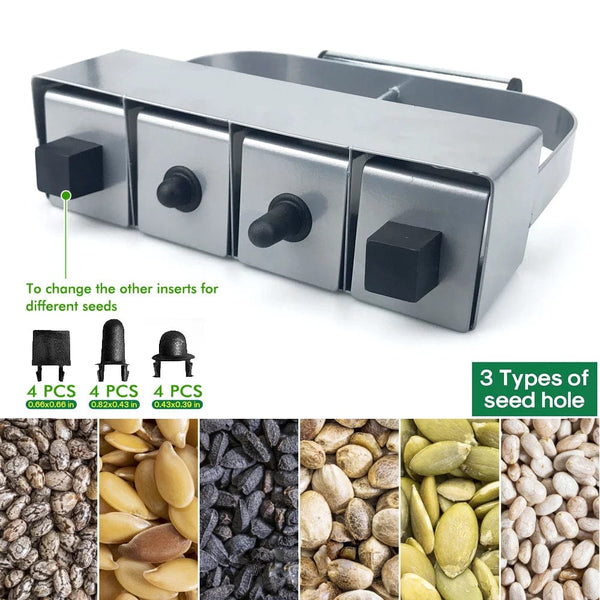 Planet Gates Silver Handheld Seedling Soil Block Maker 2 Inch Soils Blocking Tool Used for Seedling Greenhouse Garden Supplies