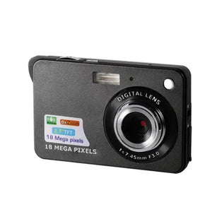 Planet Gates Silver HD Digital Camera With LCD Screen Child Cameras Outdoor Anti-Shake Instant Photo Camera Rechargeable Photography Camcorder