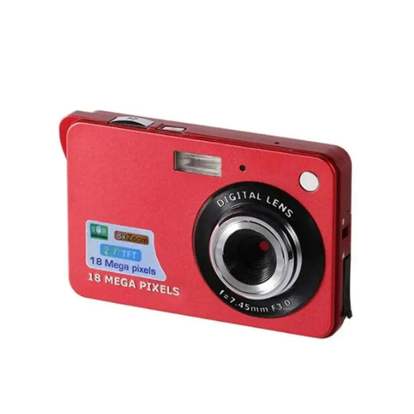 Planet Gates Silver HD Digital Camera With LCD Screen Child Cameras Outdoor Anti-Shake Instant Photo Camera Rechargeable Photography Camcorder