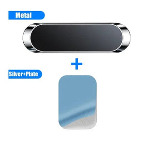Planet Gates Silver Magnetic Car Phone Holder Magnet Mount Mobile Cell Phone Stand Telefon GPS Support For iPhone Xiaomi Huawei Samsung Car Holder