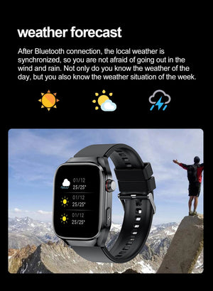 Planet Gates Silver / Medical grade For HUAWEI Xiaomi New Uric Acid Blood Fat Smartwatch ECG Blood Glucose Heart Rate Blood Pressure Health Monitoring Smart Watch