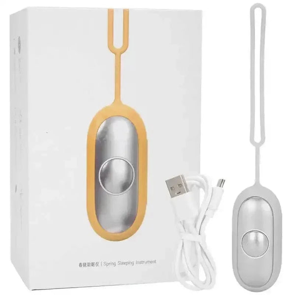Planet Gates Silver Microcurrent USB Charging Holding Sleep Aid Instrument Portable Hypnosis Instrument Massager Relax Pressure Relief Sleep Devices