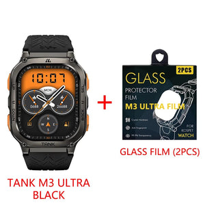 Planet Gates Silver n Film / CHINA 2024 Original KOSPET TANK M3 Ultra GPS Smart Watches For Men Women Smartwatch AOD Electronic Military Rugged Waterproof Watch
