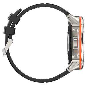 Planet Gates Silver n Film / CHINA 2024 Original KOSPET TANK T3 Ultra GPS Smartwatch Mens Rugged Smart Watches Women Military Electronic Waterproof Digital Watch