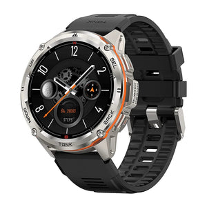 Planet Gates Silver n Film / CHINA 2024 Original KOSPET TANK T3 Ultra GPS Smartwatch Mens Rugged Smart Watches Women Military Electronic Waterproof Digital Watch