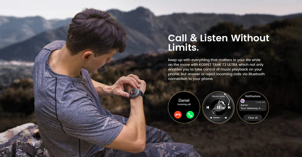 Planet Gates silver n strap / CHINA 2024 Original KOSPET TANK T3 Ultra GPS Smart Watch Men Smartwatch 470mAh Digital Fitness AMOLED AOD Bluetooth Electronic Watches