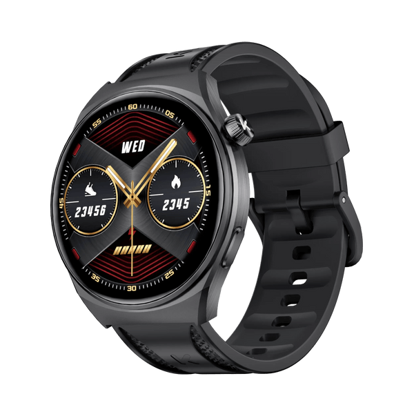 Planet Gates Silver / Official standard KUMI GW6 1.43" AMOLED screen Bluetooth call IP68 Waterproof NFC 100+ Sport Heart Rate Blood Pressure Oxygen Monitor smart watch