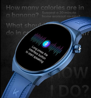 Planet Gates Silver / Official standard KUMI GW6 1.43" AMOLED screen Bluetooth call IP68 Waterproof NFC 100+ Sport Heart Rate Blood Pressure Oxygen Monitor smart watch