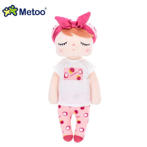 Planet Gates Silver Original Metoo Doll Full Series Angela Stuffed Doll Curls Angel Fruits Dress Up Wedding Plush Toys Baby Kids Gift