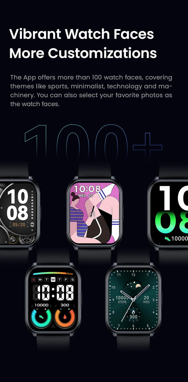 Planet Gates Silver-P HAYLOU Watch 2 Pro (LS02 Pro) Smart Watch 1.85'' HD Display SpO2 Heart Rate Monitor 100 Workout Modes Smartwatch for Men Women