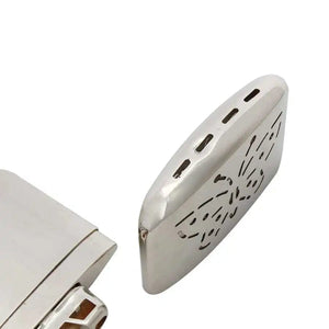 Planet Gates Silver Portable Fuel Hand Warmer Reusable Standard Pocket Hand Warmers Head for Outdoor Catalytic warmer