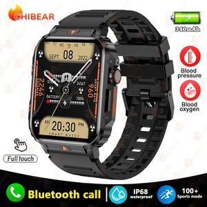 Planet Gates Silver steel belt 2024 New 1.95 Outdoor Military Man Smart Watch Men Bluetooth Call Smartwatch Men For Android IOS IP68 Waterproof Ftiness Watches