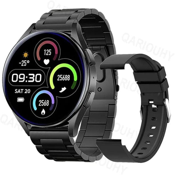 Planet Gates silver steel New Smartwatch 6 for Men HD Full Touch Blood Pressure Blood Oxygen Bluetooth Call Sports Smart Watch Men Women For Android IOS