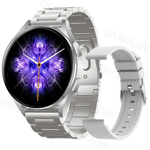 Planet Gates silver steel New Smartwatch 6 for Men HD Full Touch Blood Pressure Blood Oxygen Bluetooth Call Sports Smart Watch Men Women For Android IOS