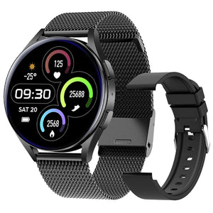Planet Gates silver steel New Smartwatch 6 for Men HD Full Touch Blood Pressure Blood Oxygen Bluetooth Call Sports Smart Watch Men Women For Android IOS