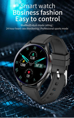 Planet Gates silver steel New Smartwatch 6 for Men HD Full Touch Blood Pressure Blood Oxygen Bluetooth Call Sports Smart Watch Men Women For Android IOS
