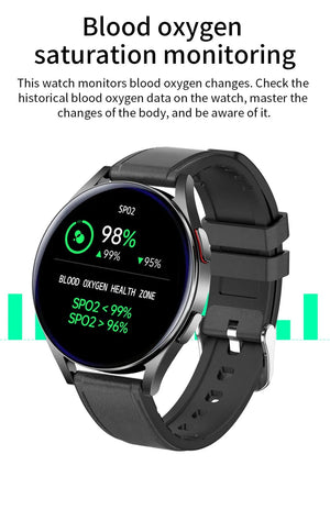 Planet Gates silver steel New Smartwatch 6 for Men HD Full Touch Blood Pressure Blood Oxygen Bluetooth Call Sports Smart Watch Men Women For Android IOS