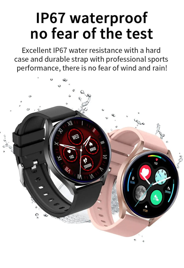 Planet Gates silver steel New Smartwatch 6 for Men HD Full Touch Blood Pressure Blood Oxygen Bluetooth Call Sports Smart Watch Men Women For Android IOS