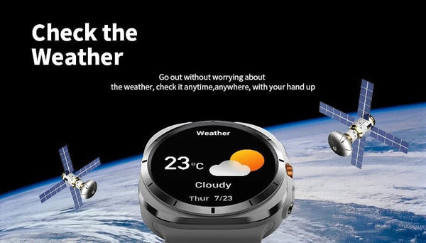 Planet Gates Silver steel strip / Galaxy Watch 7 Ultra New For Samsung Galaxy Watch Ultra New GPS Track Smart Watch Men Amoled Always Display Blood Sugar Clock BT Talk NFC Smart Watch