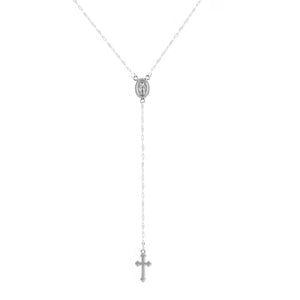 Planet Gates Silver SUMENG 2024 New Fashion Vintage Christian Cross Bohemia Religious Rosary Pendant Necklace For Women Charm Jewelry Gifts