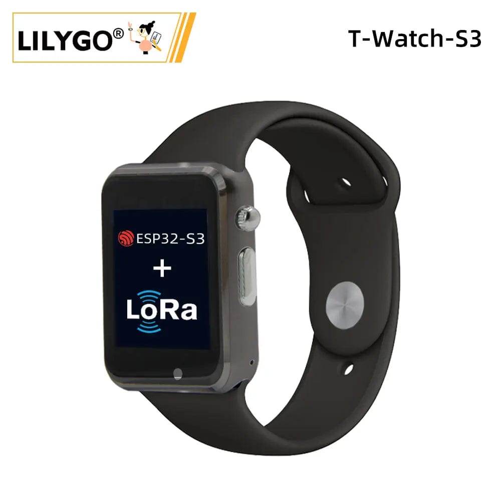 Planet Gates Silver / SX1262 915MHz / CHINA LILYGO® T-Watch-S3 Programmable Touchable Watch Integrated ESP32-S3 WIFI Bluetooth LoRa BMA423 Sensor MAX98357A Mic Speaker