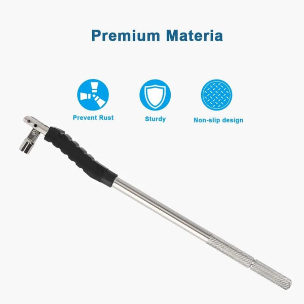 Planet Gates Silver Tire Valve Stem Puller Tool No Scratch with Valve Core Tool Perfect Replacement for Universial Car Valve Stem Extenders Straight
