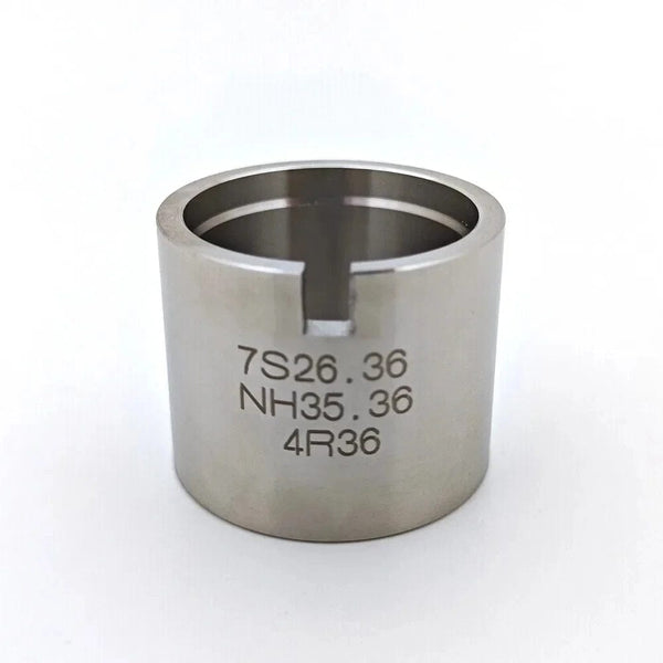 Planet Gates Silver Watch Holder Base Fit for SKX007 NH35 36 7S26 7S36 4R36 Repair Tools Men Watch Movement Base