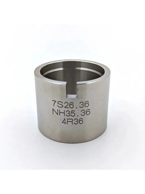 Planet Gates Silver Watch Holder Base Fit for SKX007 NH35 36 7S26 7S36 4R36 Repair Tools Men Watch Movement Base