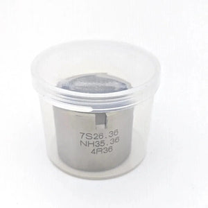 Planet Gates Silver Watch Holder Base Fit for SKX007 NH35 36 7S26 7S36 4R36 Repair Tools Men Watch Movement Base