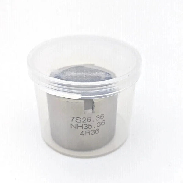 Planet Gates Silver Watch Holder Base Fit for SKX007 NH35 36 7S26 7S36 4R36 Repair Tools Men Watch Movement Base