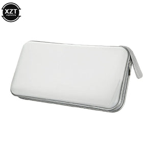 Planet Gates Silver Waterproof 80pcs Capacity Disc CD Bag DVD VCD Wallet Storage Organizer Case CD Sleeve Hard EVA Bag Album Box Holder With Zipper