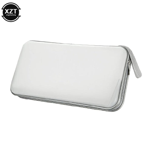 Planet Gates Silver Waterproof 80pcs Capacity Disc CD Bag DVD VCD Wallet Storage Organizer Case CD Sleeve Hard EVA Bag Album Box Holder With Zipper