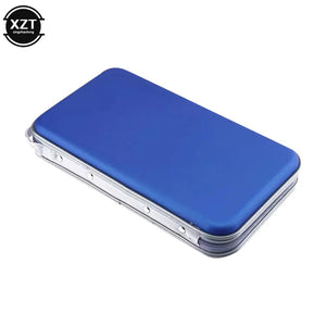Planet Gates Silver Waterproof 80pcs Capacity Disc CD Bag DVD VCD Wallet Storage Organizer Case CD Sleeve Hard EVA Bag Album Box Holder With Zipper