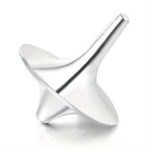 Planet Gates Silvery 1pc Stainless Steel Movie Spinning Top - Inception Inspired Gyroscope Toy For Stress Relief And Entertainment