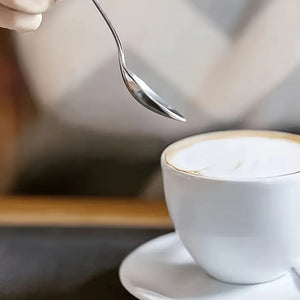 Planet Gates Silvery 1pc Stainless Steel Spoon, "Friends Are The Most Important Ingredient" Engraved Spoon, Coffee Spoon, Tea Spoon, Dessert Spoon, For Friends Gifts, Birthday Gifts, Christmas Gifts, Party Supplies