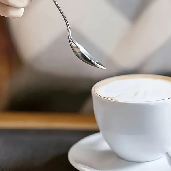 Planet Gates Silvery 1pc Stainless Steel Spoon, "Friends Are The Most Important Ingredient" Engraved Spoon, Coffee Spoon, Tea Spoon, Dessert Spoon, For Friends Gifts, Birthday Gifts, Christmas Gifts, Party Supplies