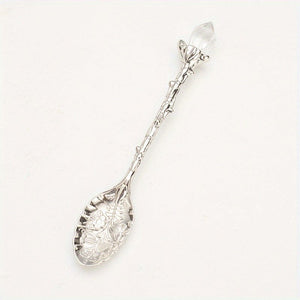 Planet Gates silvery 1pc Vintage Style Coffee Spoon, Dessert Spoon, Ice Cream Spoon