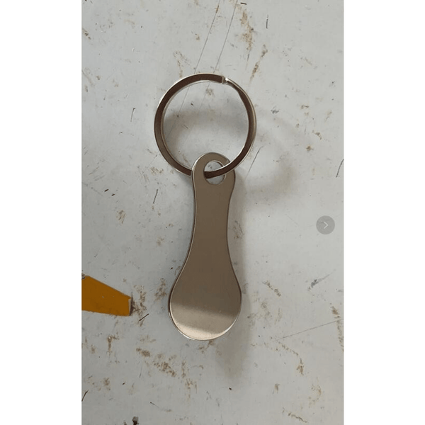 Planet Gates Silvery / 3pcs 3pcs Metal Aluminum Alloy Shopping Trolley Token Key Ring Keychain - Unlock Your Grocery Shopping Cart And Accessories Your Holiday Parties!