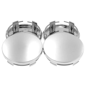 Planet Gates Silvery 4pcs/set Blank 60mm Wheel Cap Hubcaps Tyre Rim Hub Cap Covers For Universal Modified Wheel Hub Cover Rim Center Caps Cover Refit