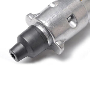 Planet Gates Silvery 7 Pin Metal Trailer Plug Towbar Towing Lights Socket Car Van Caravan 12V APM