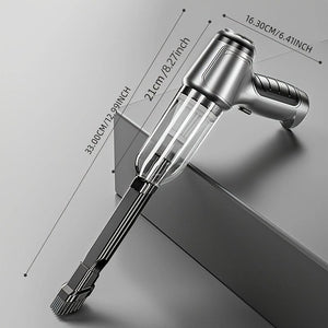 Planet Gates Silvery Brushless Car Wireless Mini Vacuum Cleaner Multi-functional Handheld Electric Vacuum Cleaner Wet & Dry Home Cleaning Tool Car Interior Vacuum Cleaner