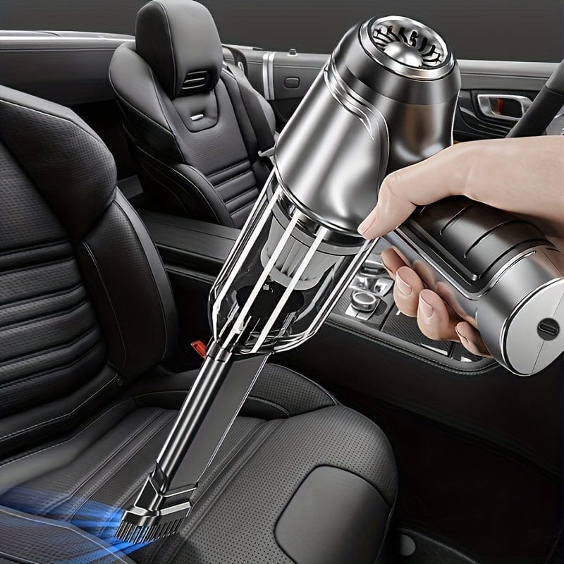 Planet Gates Silvery Brushless Car Wireless Mini Vacuum Cleaner Multi-functional Handheld Electric Vacuum Cleaner Wet & Dry Home Cleaning Tool Car Interior Vacuum Cleaner