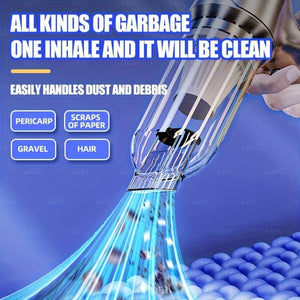 Planet Gates Silvery Brushless Car Wireless Mini Vacuum Cleaner Multi-functional Handheld Electric Vacuum Cleaner Wet & Dry Home Cleaning Tool Car Interior Vacuum Cleaner