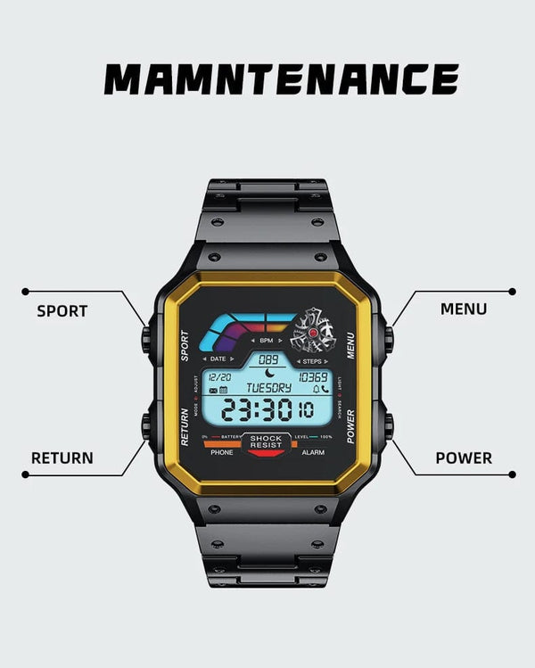 Planet Gates Silvery / CHINA Smartwatch Smart Watch High-end Luxury Man Watch 2024 Aiweile AW38 Waterproof Huawei Xiaomi Fitness Original Bluetooth xiomi