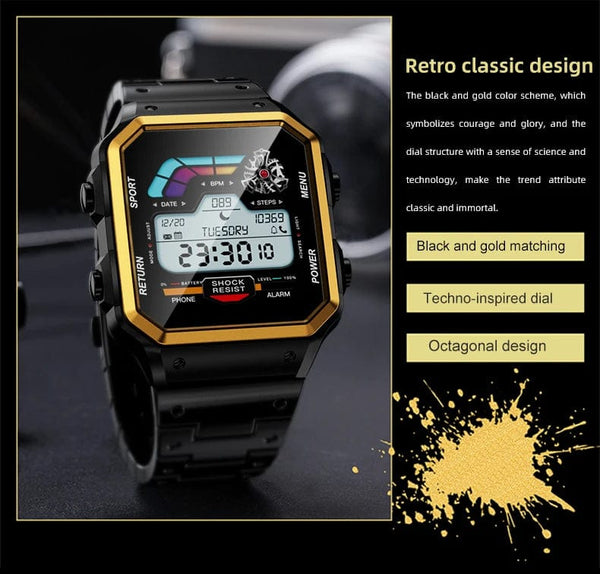 Planet Gates Silvery / CHINA Smartwatch Smart Watch High-end Luxury Man Watch 2024 Aiweile AW38 Waterproof Huawei Xiaomi Fitness Original Bluetooth xiomi