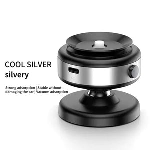 Planet Gates silvery Double Sided Suction Cup Magnetic Phone Holder Lazy Multi-functional Foldable Storage Holder Vacuum Suction Phone Holder
